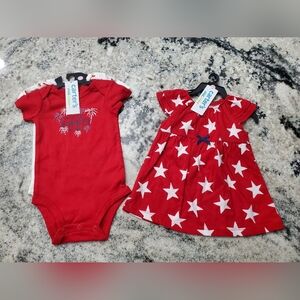 Carter's Child Of Mine Bundle Of 2 Outfits. NEW!